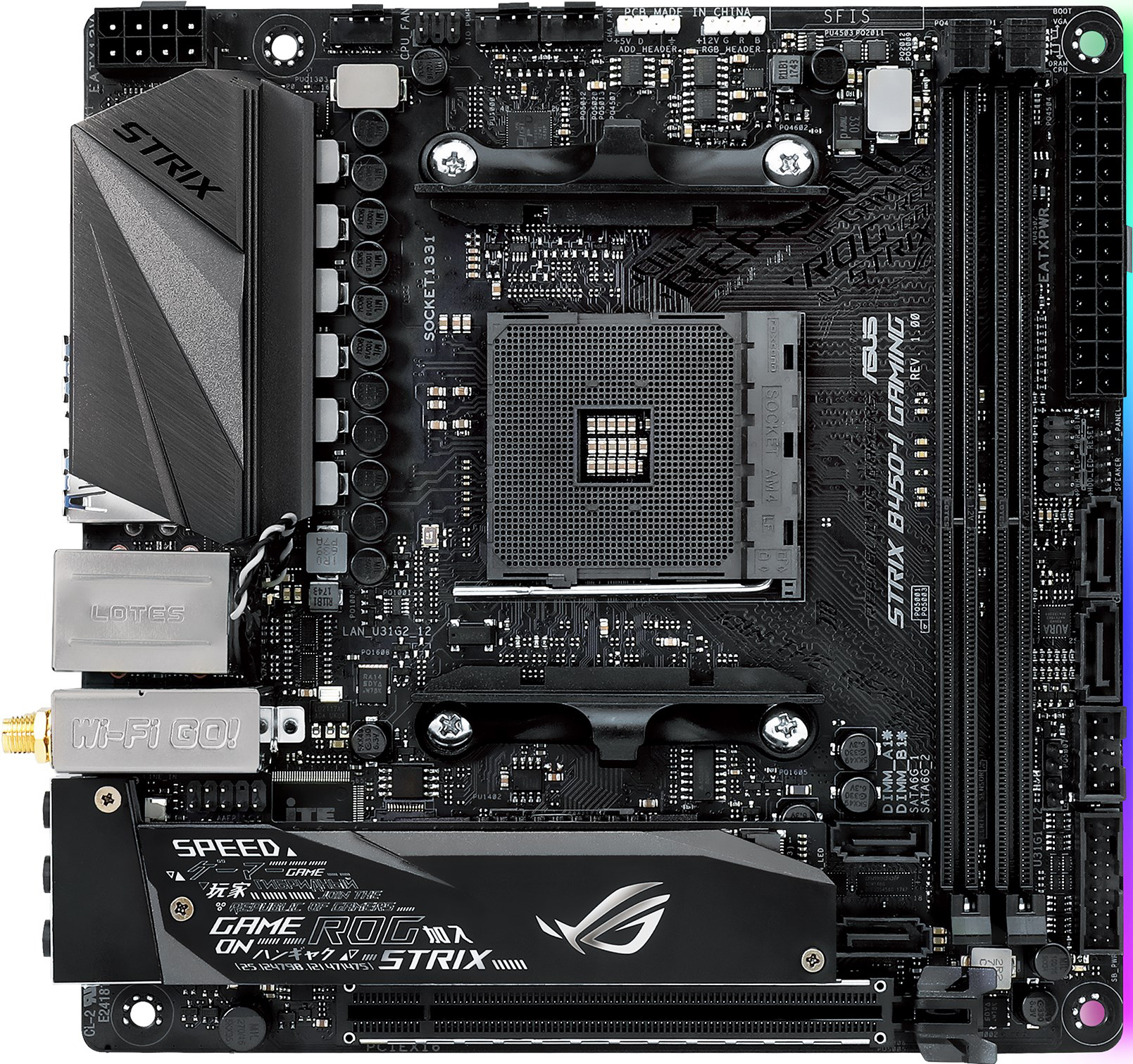 Asus ROG Strix B450-I Gaming - Motherboard Specifications On